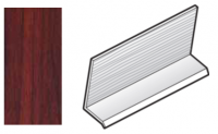 FloPlast Rosewood Cladding Drip Trim - 5m length